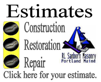 Click here for a masonry construction,restoration or repair estimate.
