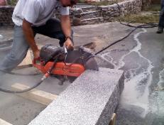 granite cutting